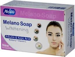 Melano Soap Whitening Arbutin And Kojic Acid